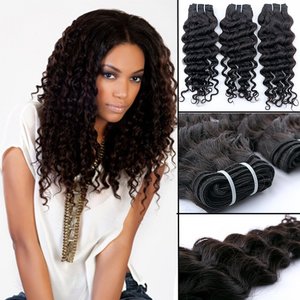 weggooien Naar boven impuls Krullende haar-weave/ Virgin Brazliaans haar-weave (20 inch) - Haarweaves
